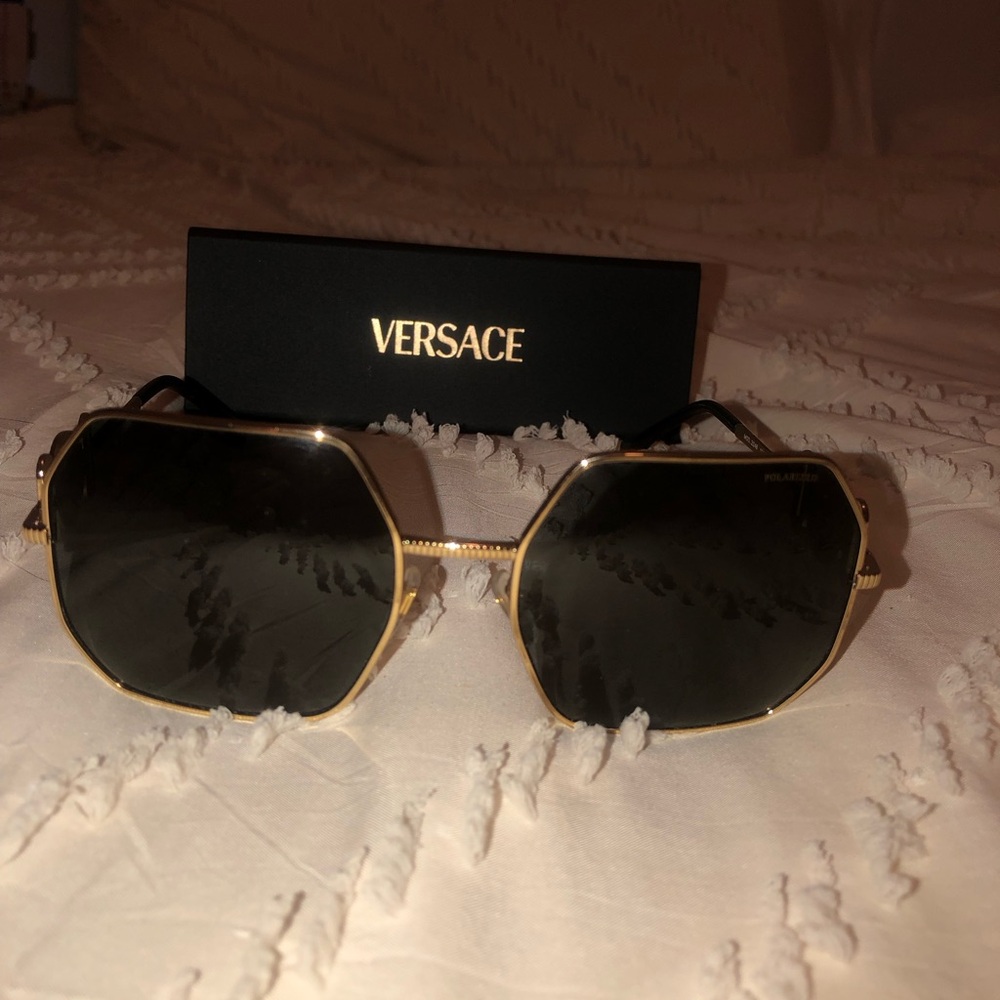 Versace Gold Sunglasses